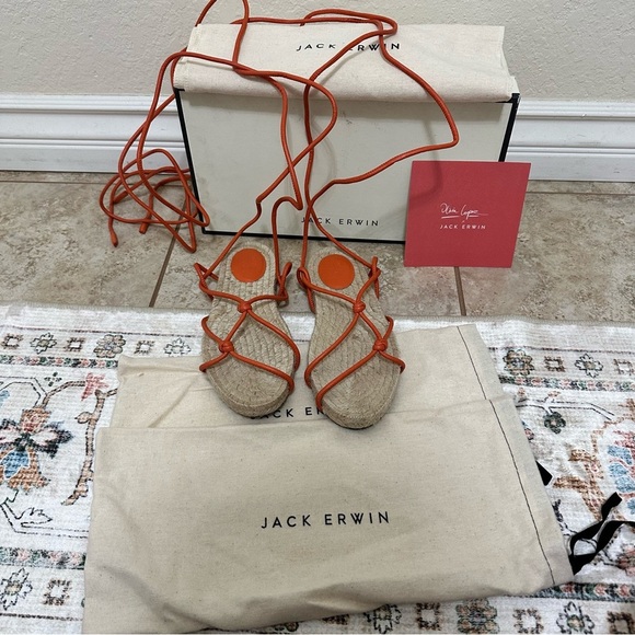 New Jack Erwin x Olivia Lopez espadrille sandals size 7 - Picture 9 of 9